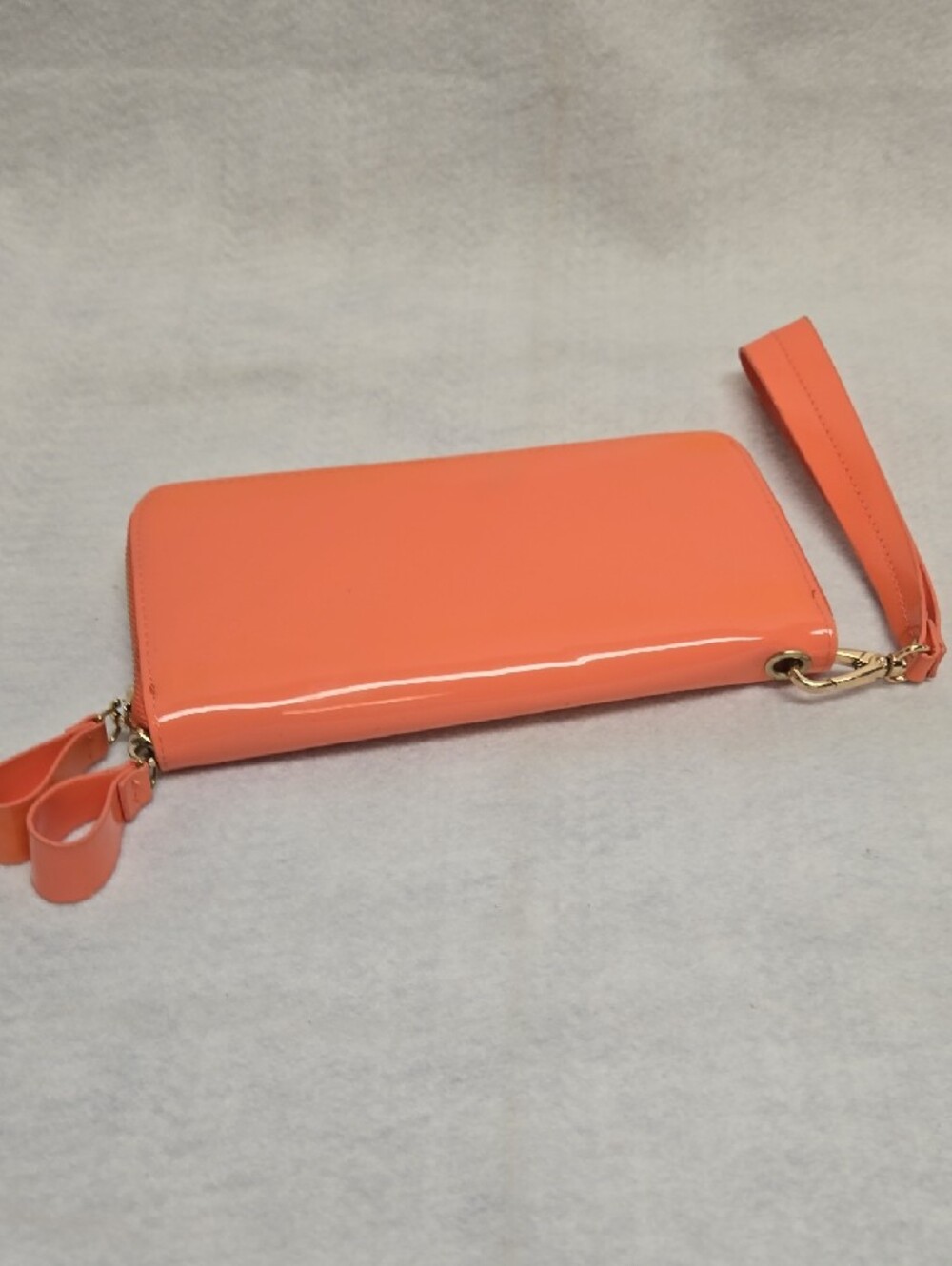 Top-Handle Satchel Coral Pink 10x12x6.5 With Matching Wallet - Picture 13 of 16